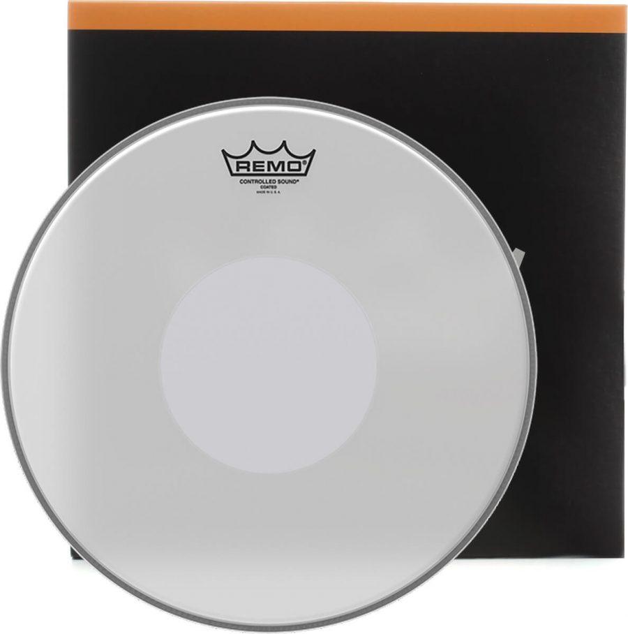 Remo CS-0114-20 Controlled Sound Coated White Dot 14″ Snare